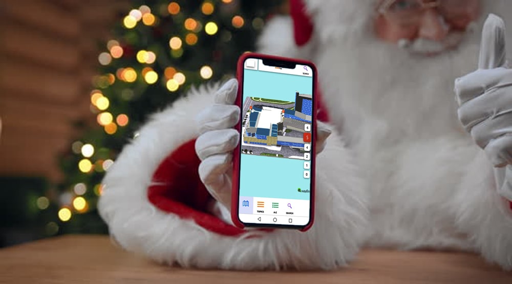 3D Wayfinder Holiday greetings