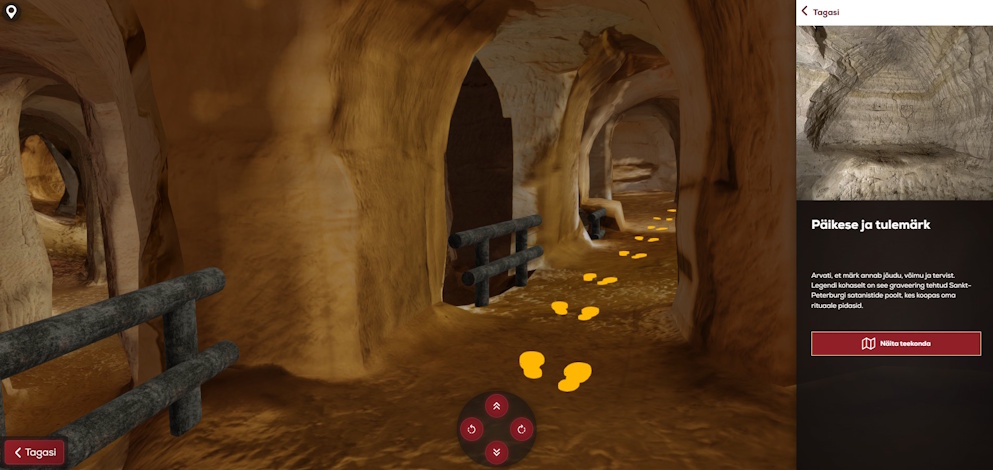 Piusa Caves 3D Model in Estonia